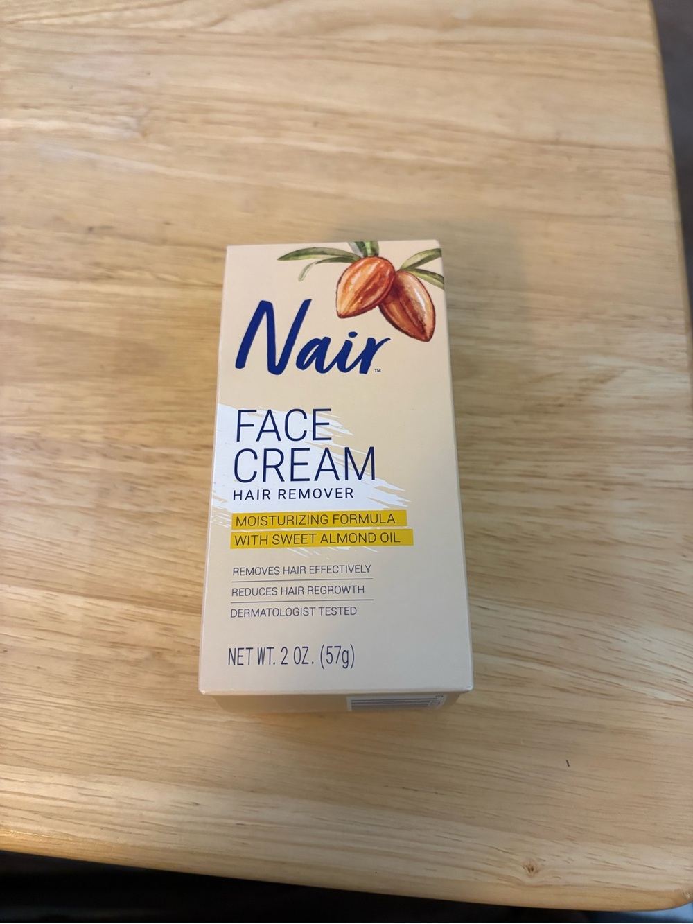Nair Face Cream Hair Remover - Moisturizing Formula (Cream)